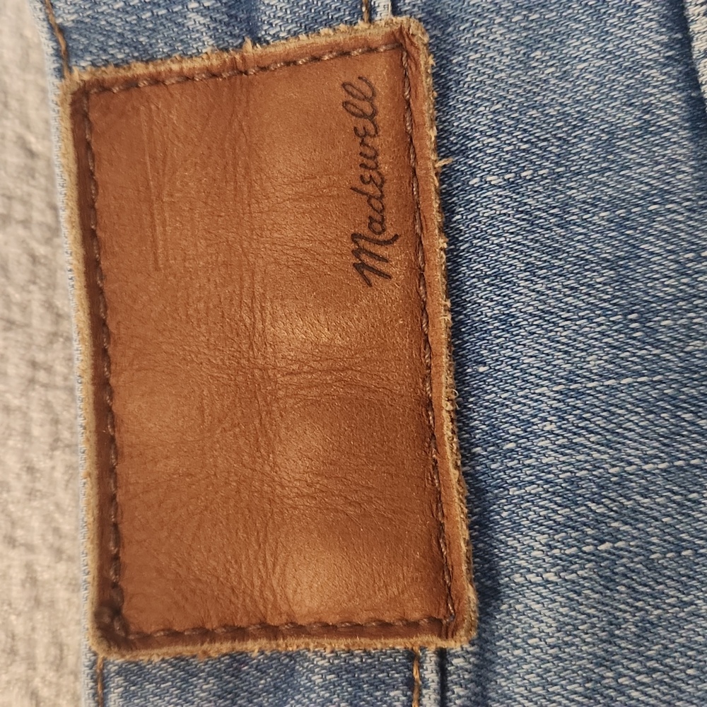 Madewell jeans, 10" high riserise, skinny skinny, size 30 - Picture 6 of 8